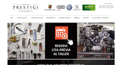 Desktop Screenshot of centreprestigiautomobils.ad